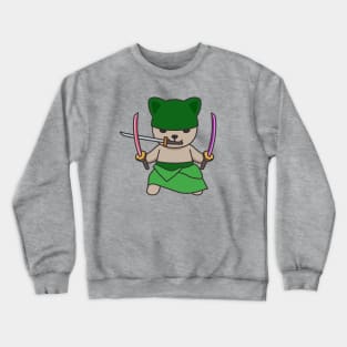 Three Sword Style Zoro Cat Crewneck Sweatshirt